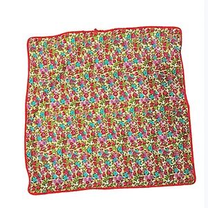 25x25 Pillowcase Floral 100% Cotton Pink Blue Yellow Miniature Tiny Flowers Big